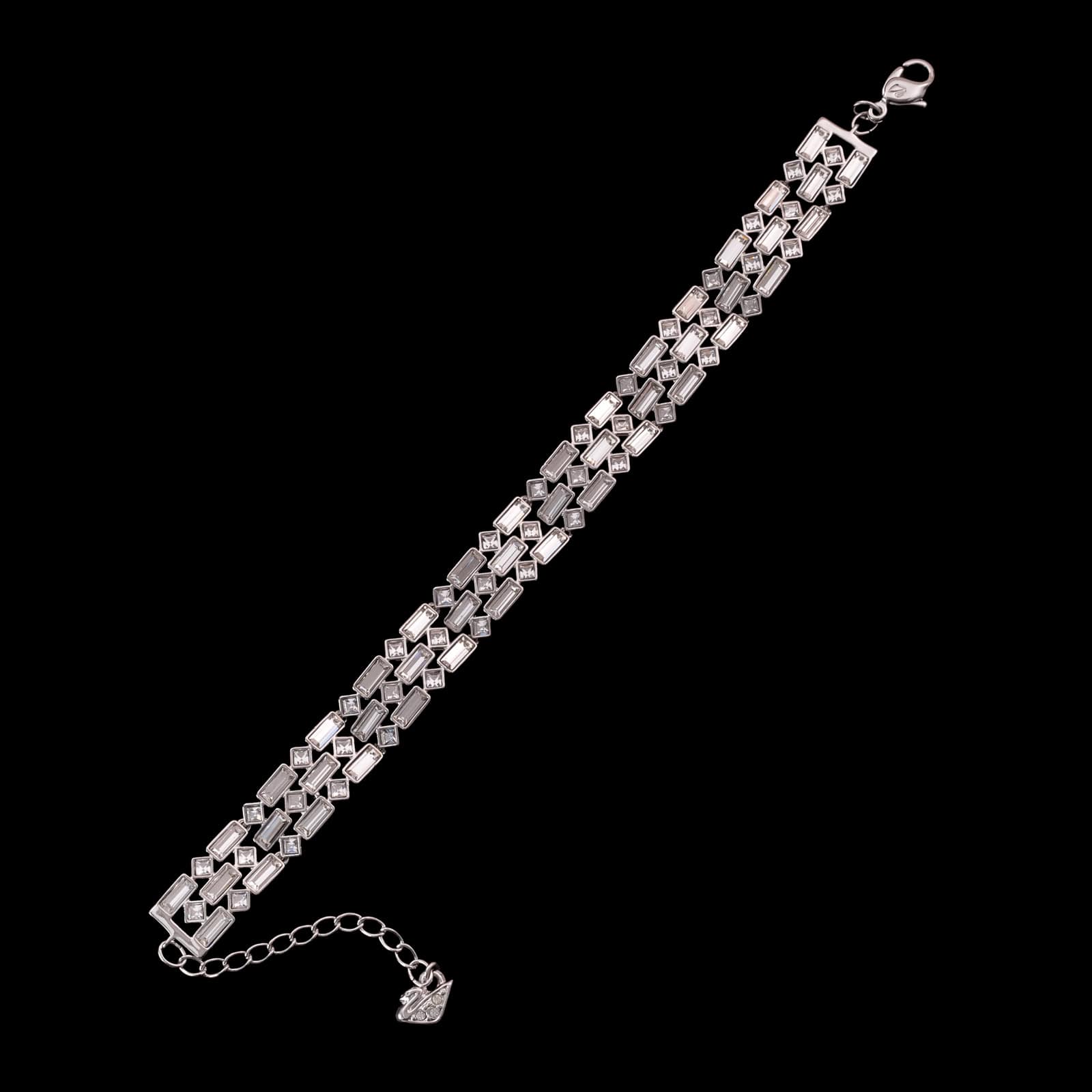 Swarovski-Armband-Baguettesteine-und-quadratische-Kristalle