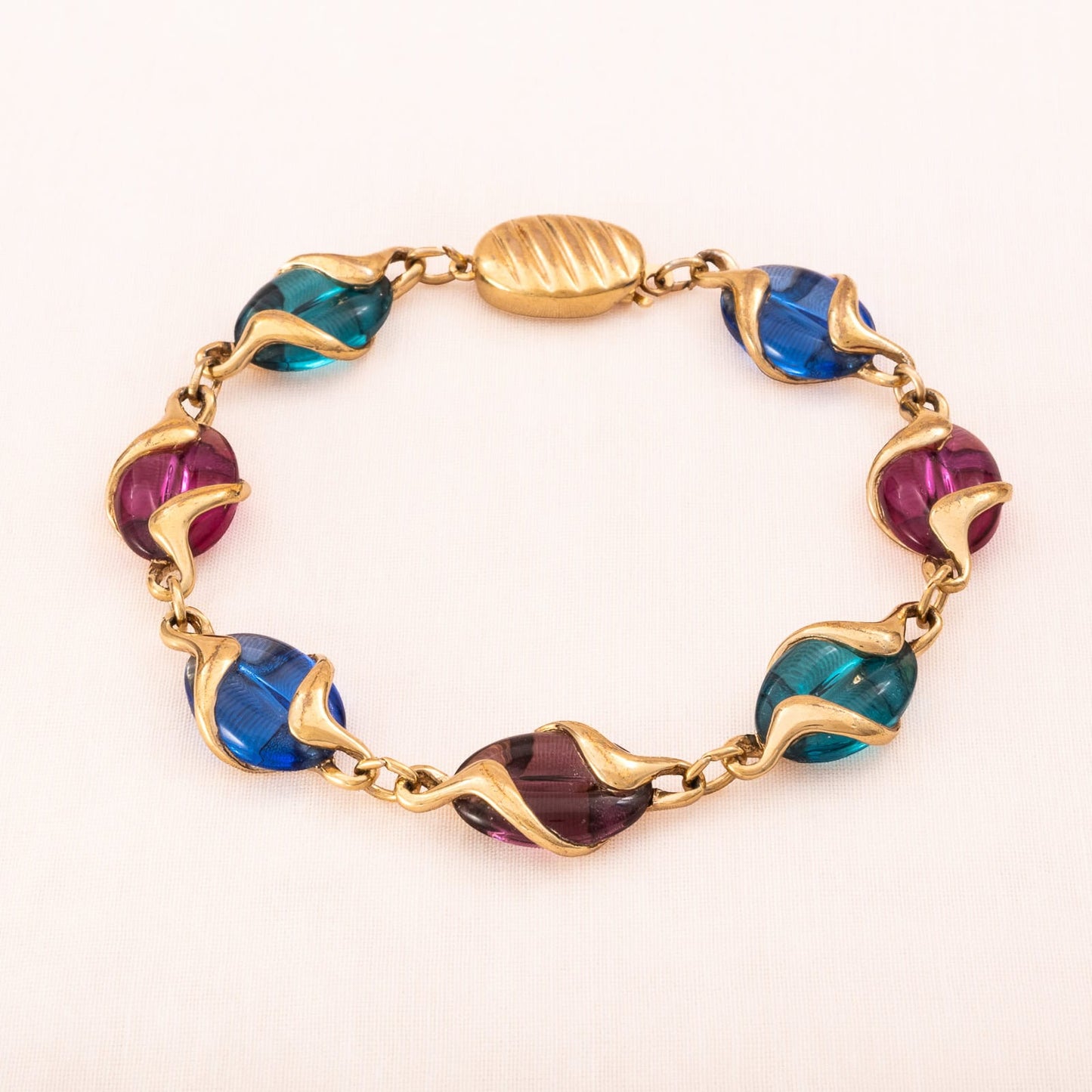 Swarovski-Armband-ovale-Kristalle-bunt