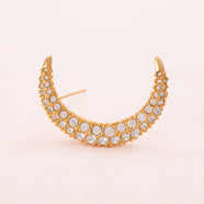 SWAROVSKI gold-plated brooch decorated with crystals