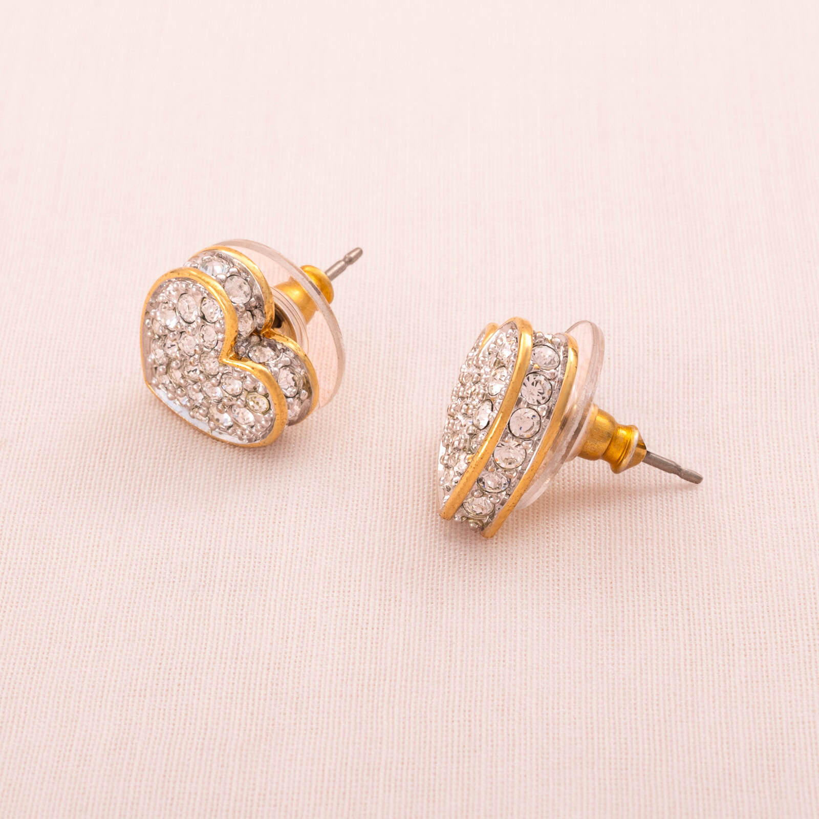 Swarovski-Herz-Ohrringe-Kristall-besetzt-vergoldet