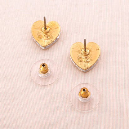 Swarovski-Herz-Ohrringe-vergoldete-Rückseiten-Schwan-Signatur
