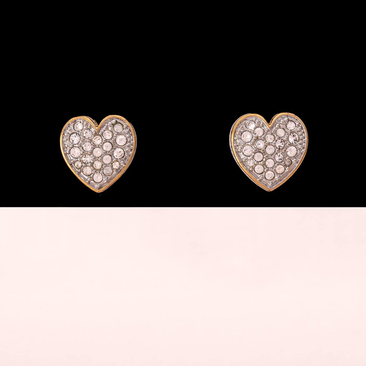 Swarovski-Herz-Ohrringe-Kristall-besetzt-vergoldet