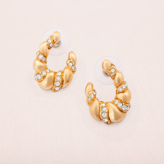 Swarovski-Ohrringe-vergoldet-Kristall-verzirt