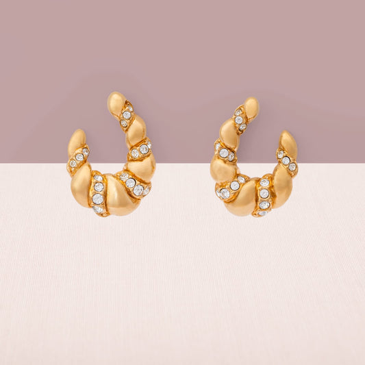 Swarovski-Ohrringe-vergoldet-Kristall-verzirt