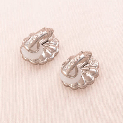 Swarovski-kleine-Ohrclips-rhodinierte-Rückseiten-signiert