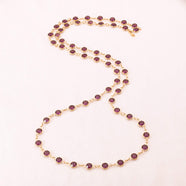 SWAROVSKI Halskette mit lila Kristallen
