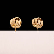 TRIFARI Vintage Ohrclips elegante Knoten vergoldet