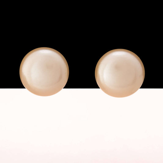 Trifari-Ohrclips-klassische-runde-Perlen