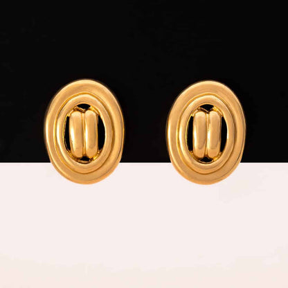 Vendome-Ohrclips-ovale-durchbrochene-Form-vergoldet