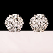 Albert WEISS sparkling rhinestone clip-on earrings
