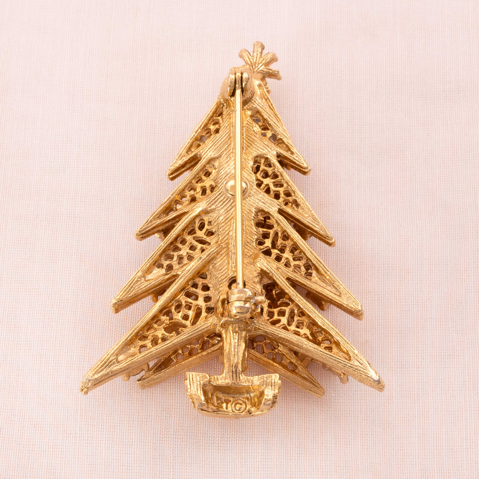 ART-Weihnachtsbaum-vergoldete-durchbrochene-Rückseite