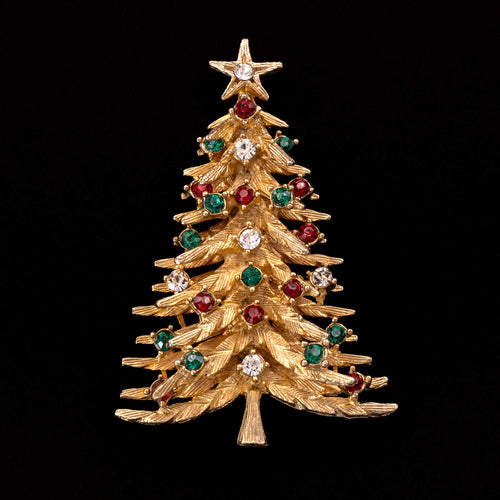 ART klassische Weihnachtsbaum Brosche