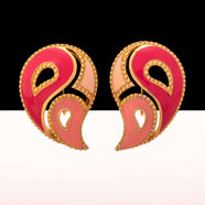 AVON ear clips in pink and rose from 1992
