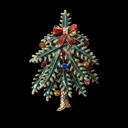 AVON limited Christmas tree brooch from 2004