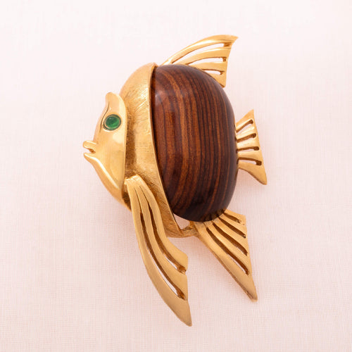 BOUCHER fish brooch rare collector's item