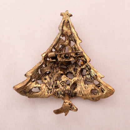 Weihnachtsbaum-Brosche-goldfarbene-Rückseite