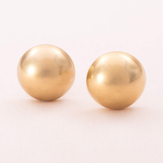 Erwin-Pearl-Ohrclips-vergoldete-Halbkugeln