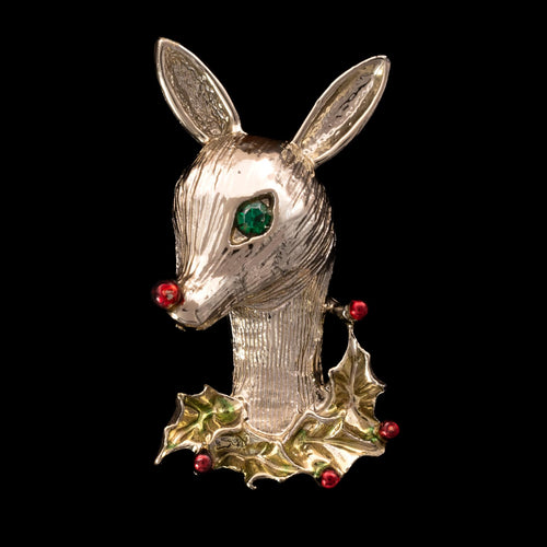 GERRY`S Christmas reindeer brooch