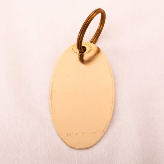 Jaguer-Schlüsselanhänger-24K-vergoldet-Rückseite