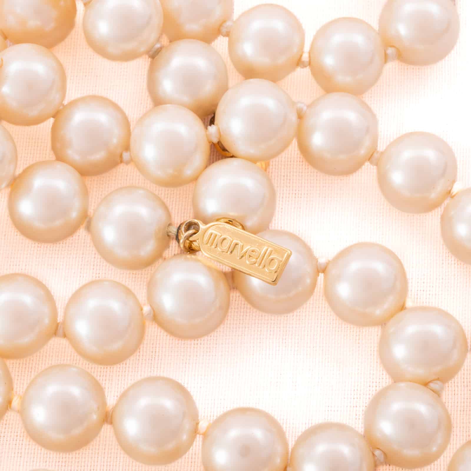 Marvella-klassische-Vintage-Perlenkette-Signatur