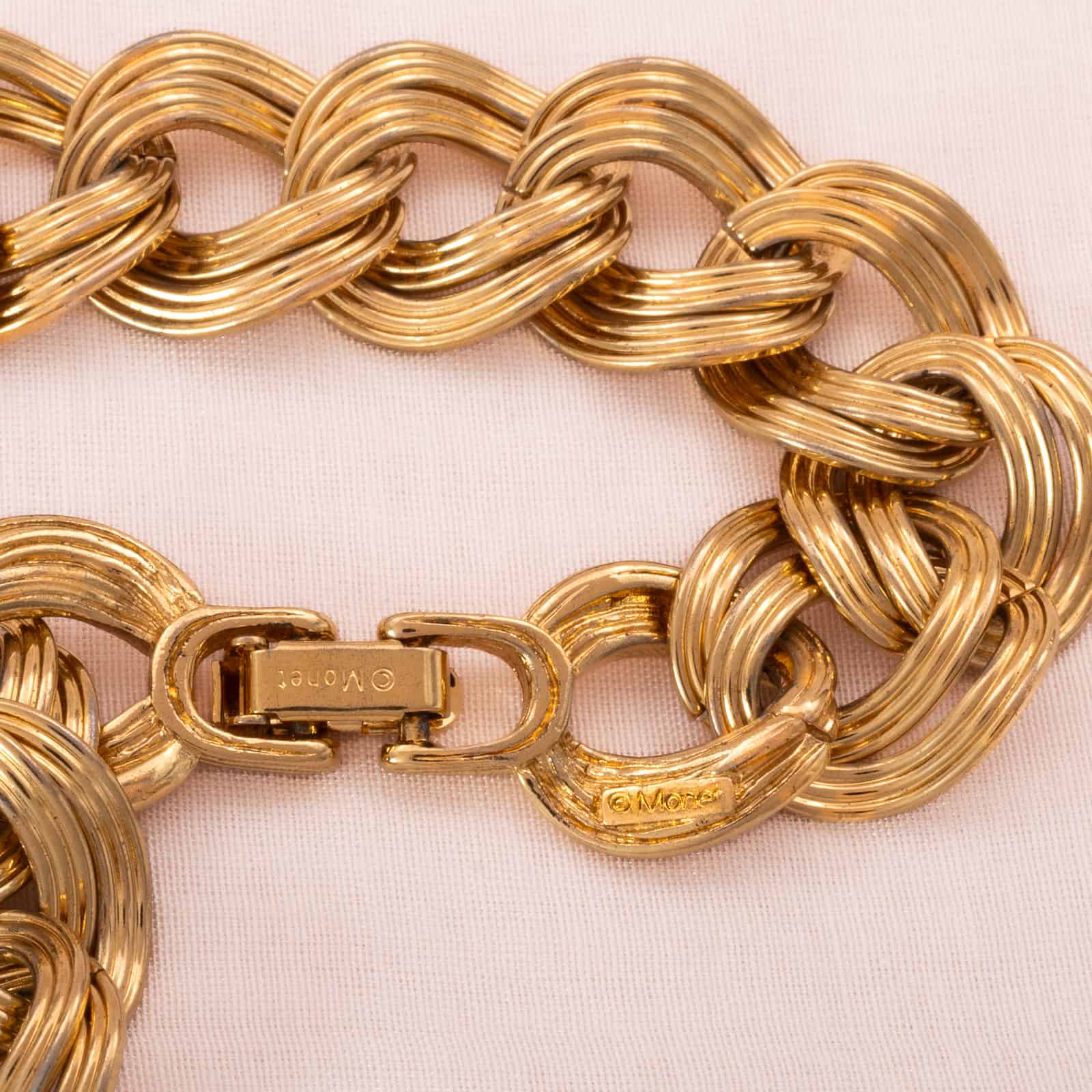 Gold Armband Set IMPERIAL, 18k vergoldete Perlen