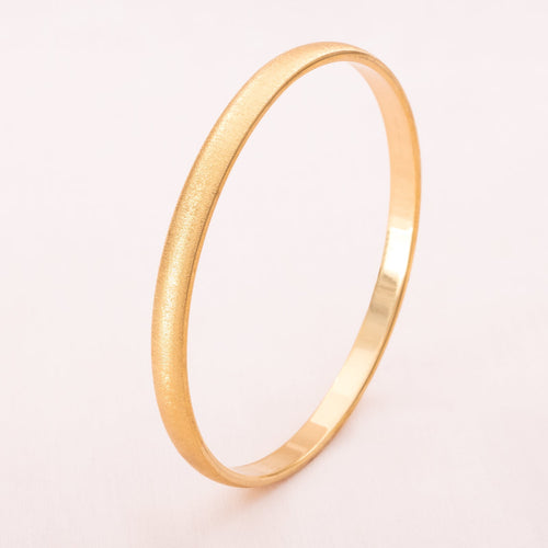MONET bangle gold-plated and matt structured