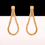 MONET vergoldete Schlaufen Ohrclips