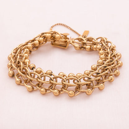 Monet-vergoldetes-Armband-90er-Jahre