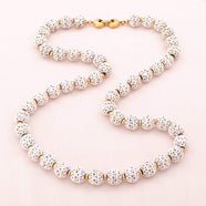 MONET weiße Halskette der Georgette Serie von 1970