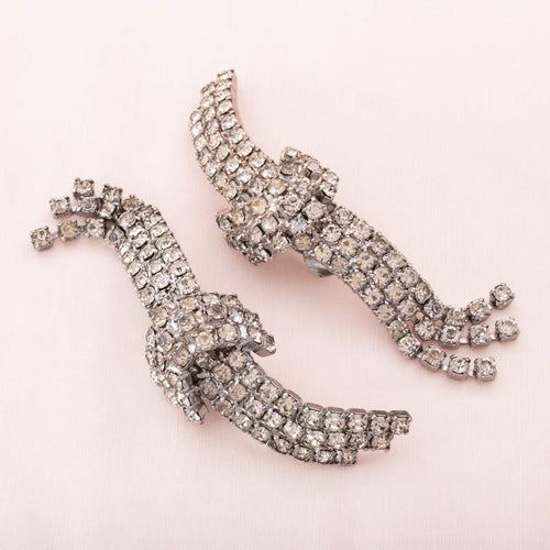 MUSI Strass Schuhclips aus den 60s
