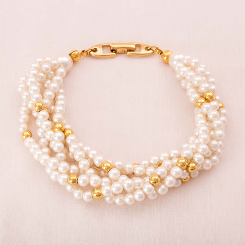 NAPIER pearl bracelet from the 80s