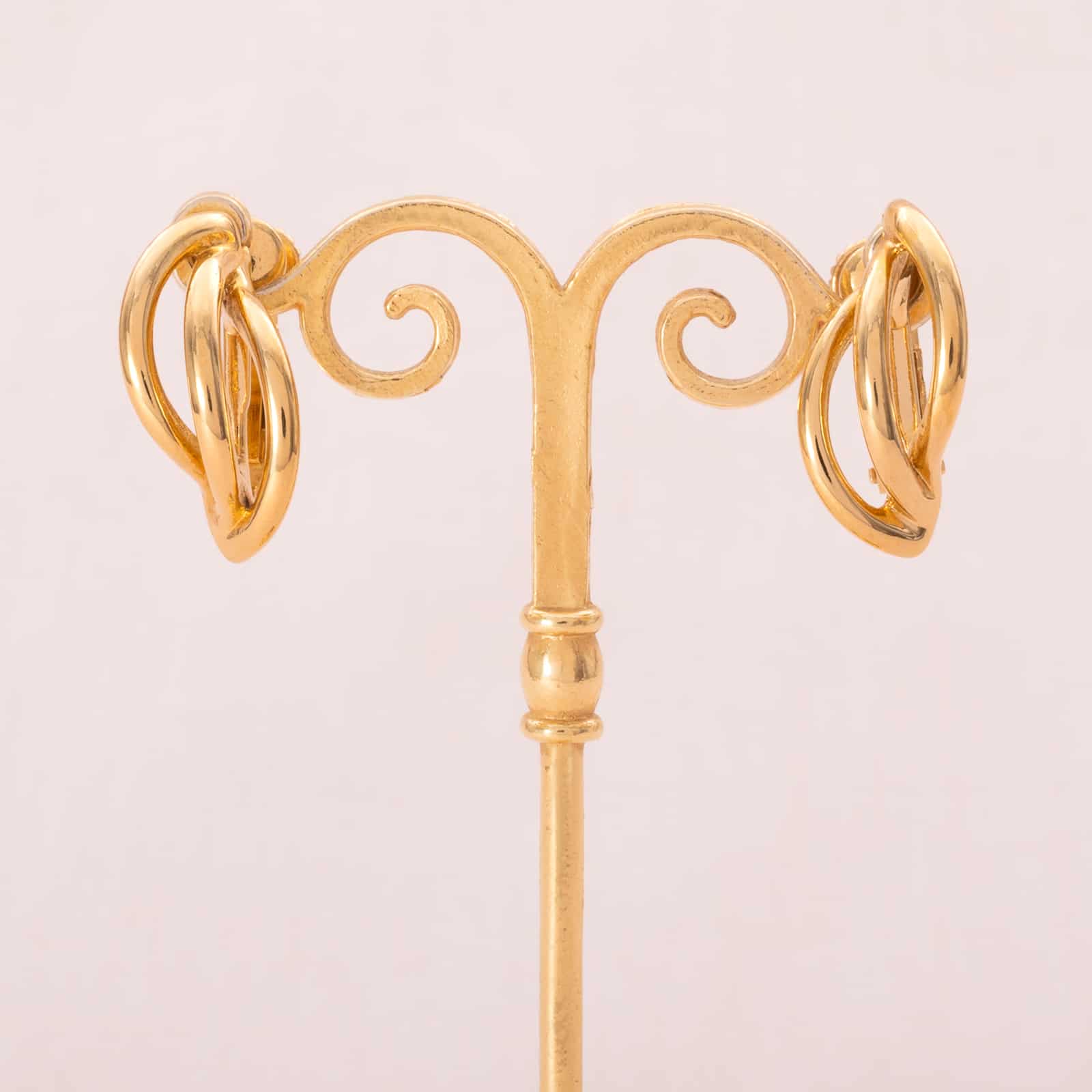 Napier-elegante-durchbrochene-Ohrclips-vergoldet