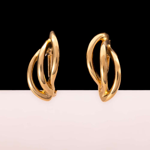 NAPIER gold-plated clip earrings