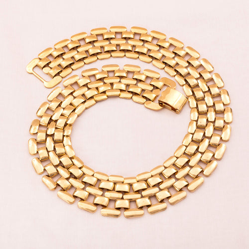 NAPIER gold-plated necklace in collar design