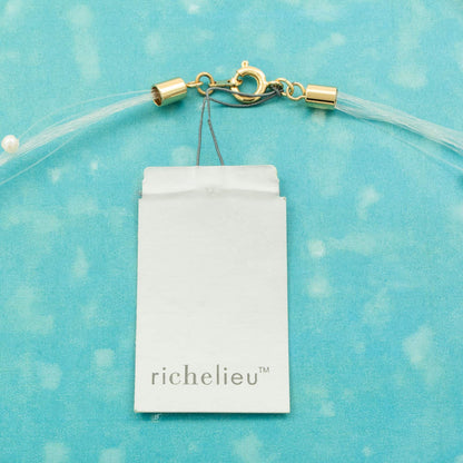 Richelieu-besondere-Perlenkette-vergoldeter-Verschluss-Originaletikett