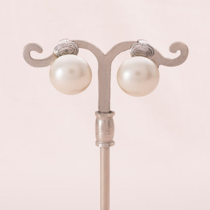 Sarah-Coventry-kleine-Perlen-Ohrclips
