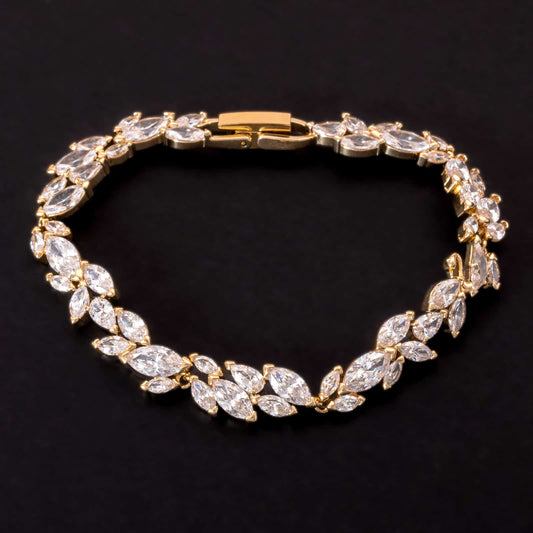 Swarovski-Kristall-Armband-Navette-Schliff-Tennisarmband
