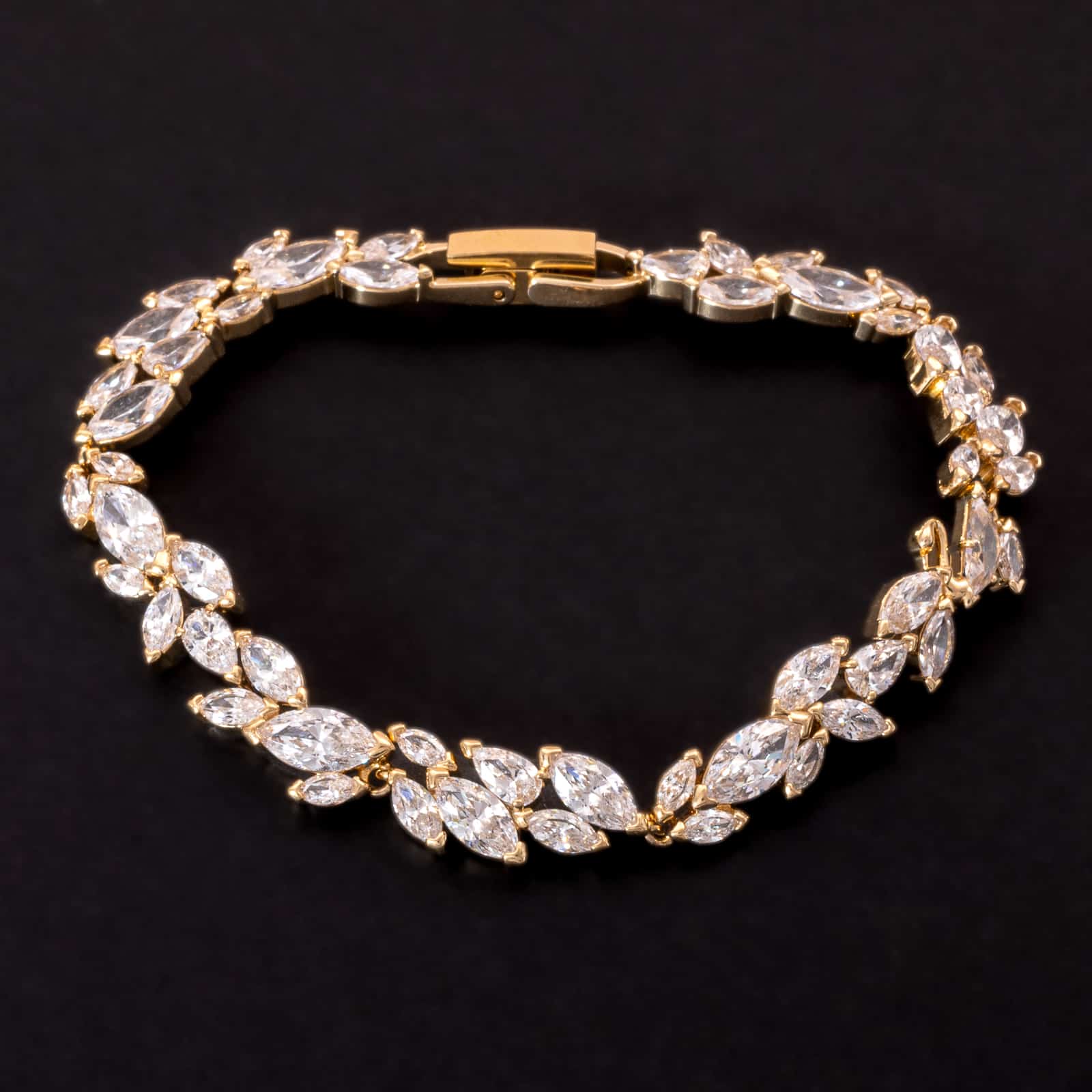 Swarovski-Kristall-Armband-Navette-Schliff-Tennisarmband