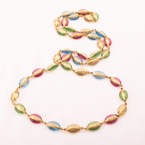 SWAROVSKI necklace with colorful crystal beads