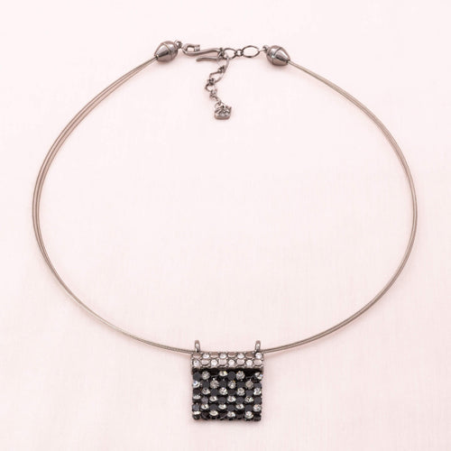 SWAROVSKI necklace with black crystal pendant