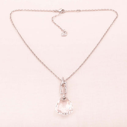 Swarovski-Halskette-großer-Kristalltropfen-Anhänger