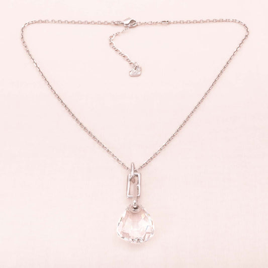Swarovski-Halskette-großer-Kristalltropfen-Anhänger