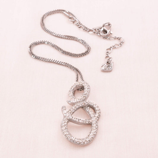 Swarovski-Halskette-mit-kristallbesetztem-Anhänger