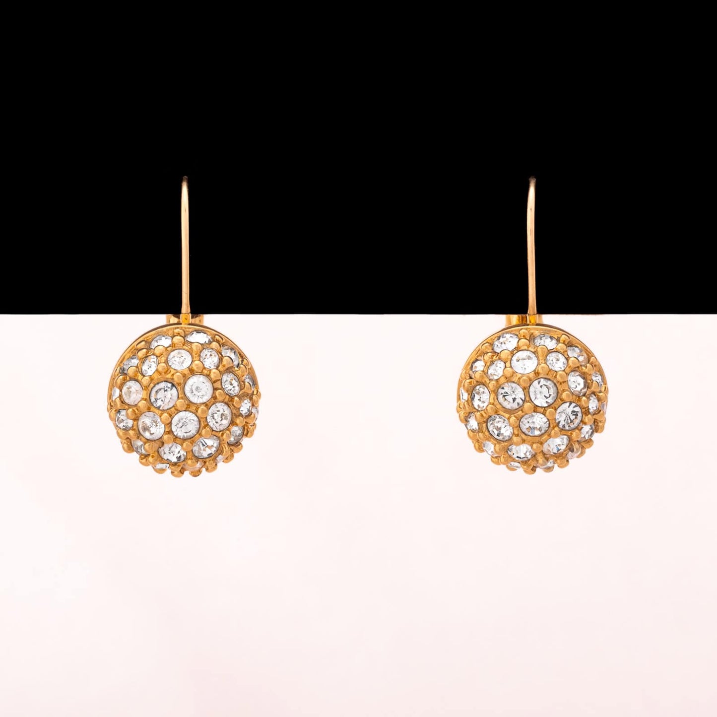 Swarovski-Ohrringe-zum-durchziehen-vergoldet-Kristall-besetzt