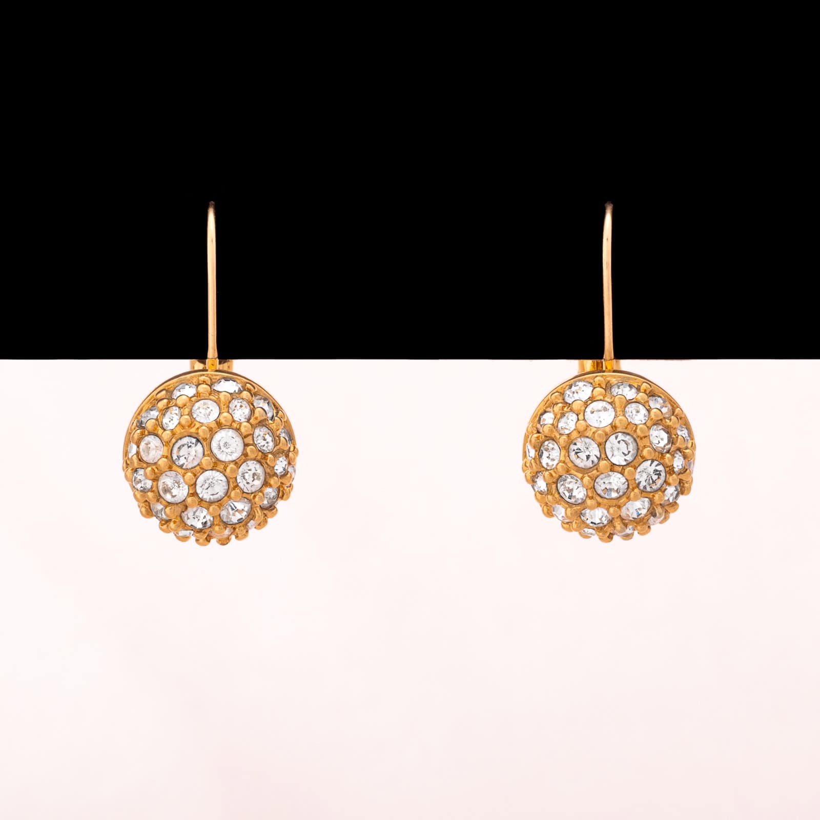 Swarovski-Ohrringe-zum-durchziehen-vergoldet-Kristall-besetzt