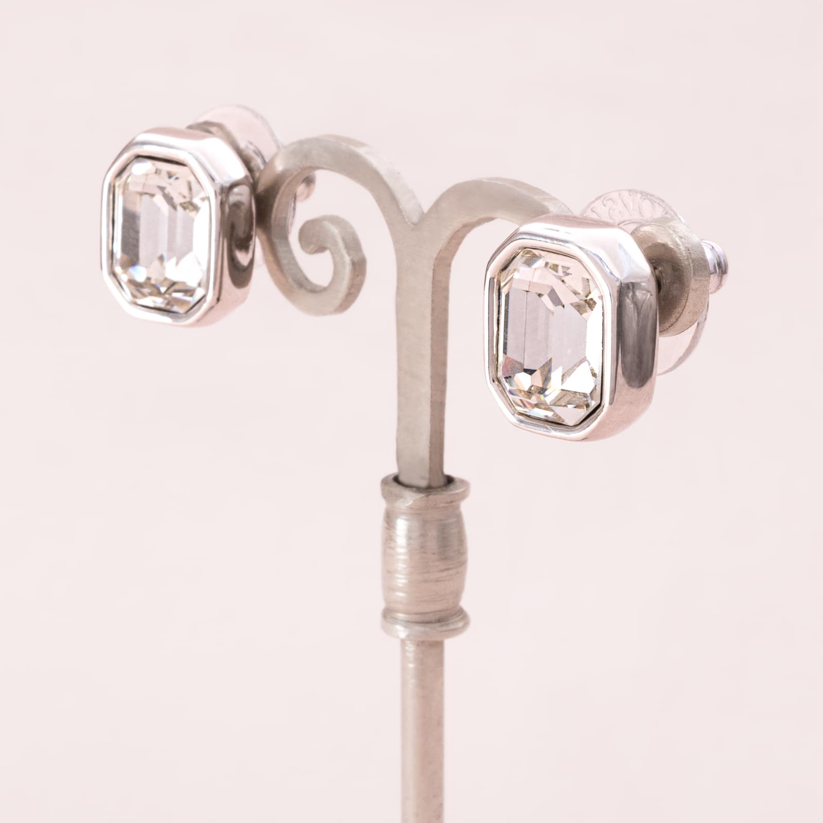 Swarovski-Ohrringe-weißer-Kristall-im-Achteckschliff
