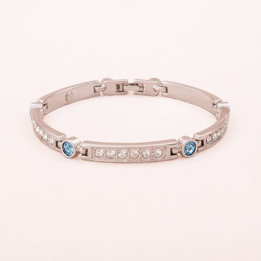Tennisarmband-rhodiniert-weiße-blaue-Kristalle