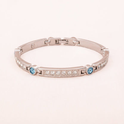 Tennisarmband-rhodiniert-weiße-blaue-Kristalle