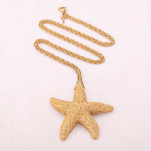 TRIFARI gold-plated necklace with starfish pendant