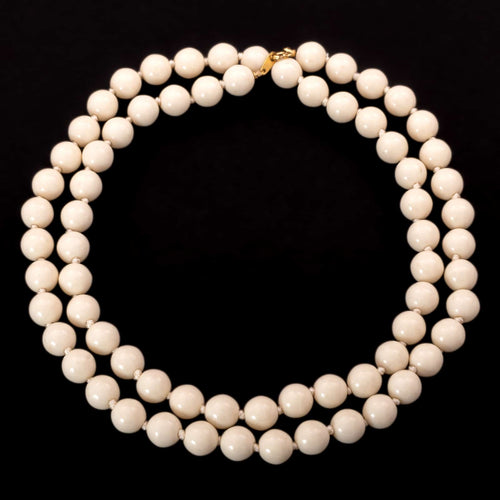 TRIFARI ivory beaded necklace